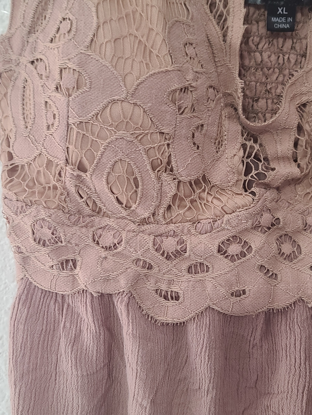 J for Justify Blush Lace-Trim Camisole - Picture 4 of 7